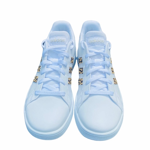 ADIDAS**GRAND COURT Leopard Print**US 10.5,6 $65 NIB - Picture 3 of 10